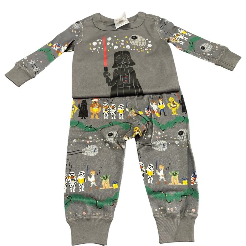 NWT 3-6M (size 60) Hanna Andersson  Star Wars Darth Vader pajamas